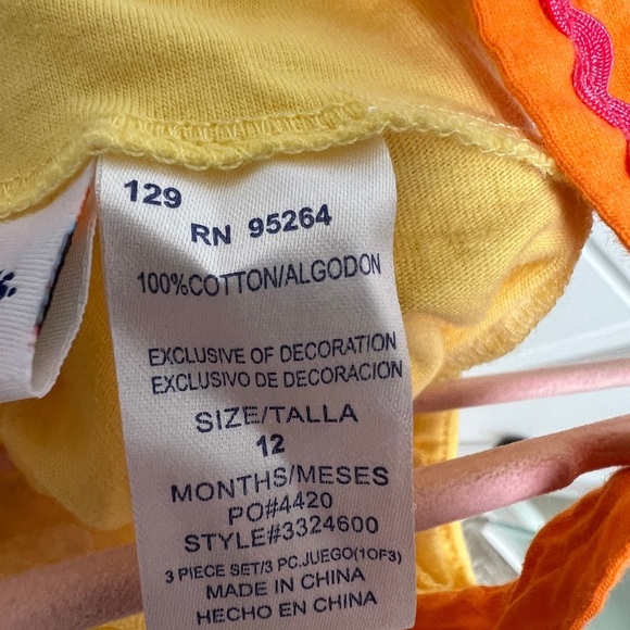 B.T. Kids 12M Multicolor Butterfly Girls Tank Top Blouse - Picture 5 of 5